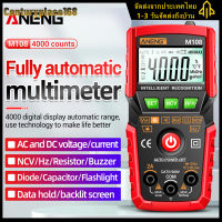 ANENG M108/M107 4000 นับกระแสมัลติมิเตอร์พกพา NCVDC กระแสไฟฟ้า AC ทดสอบ