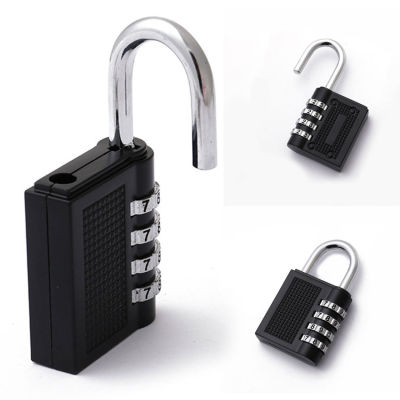 80*40*14มิลลิเมตรหนัก4หน้าปัดหลักกุญแจรหัส Weatherproof การรักษาความปลอดภัยกุญแจกลางแจ้งยิมได้อย่างปลอดภัยรหัสล็อคสีดำ