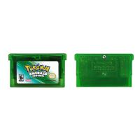 NDSL จีบีจีบีซี GBM GBA SP คอนโซลวิดีโอการ์ดเกมตลับเกมการ์ดคอนโซล Pokemon LeafGreen การ์ดเกม Pokemon ทับทิมรุ่นการ์ดเกม