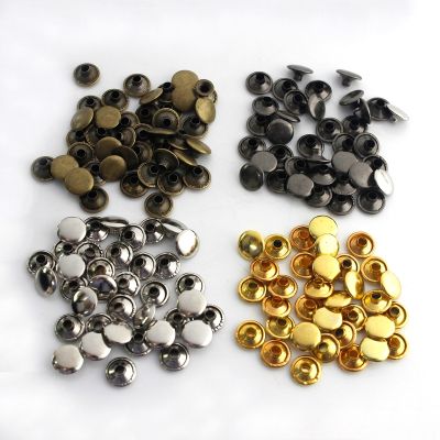 【CW】 100sets 3mm 10mm Metal Cap Rivets Studs Round Rivet for Leather Garments Hat Shoes Collar