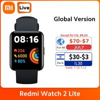 นาฬิกา Xiaomi Redmi ทุกรุ่น2 Lite นาฬิกาอัจฉริยะ1.55 "HD GPS สมาร์ทวอท์ชกำไลข้อมือกีฬาออกซิเจนในเลือดบลูทูธ5.0 Mi Band VernaAbig