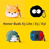 เคส for Honor Earbuds X3 Lite Case anime/ เคส Honor X3 Cover / Earbuds X3i Sleeve, ซิลิโคนอะนิเมะการ์ตูนเคสน่ารักปกสําหรับหูฟัง for Honor Buds