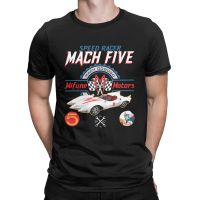 2023 newSpeed Racer Mach 5 Mifune Motors Anime Speedy Manga Mens clothing Short Sleeve O Neck T-Shirt Pure Cotton Gift Idea Clothing