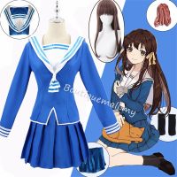 ∏☢ FRUITS BASKET Tohru Honda Cosplay Costume Wig Anime JK Girl School Uniform Sailor Suit Dress Skirt Hair Accessories Halloween