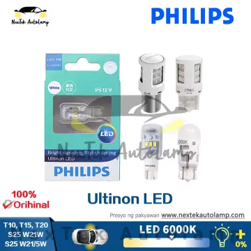 Philips Ultinon Pro6000 Amber LED P21/5W Car Bulbs