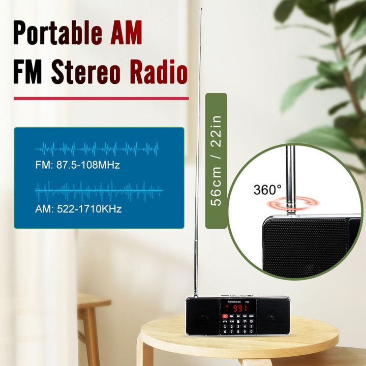 j116-retekess-tr602วิทยุวิทยุพกพา-am-fm-ลำโพง-bluetooth-ชาร์จตัวรับสัญญาณวิทยุเอฟเอ็มสเตอริโอบนแบตเตอรี่เครื่องเล่น-mp3