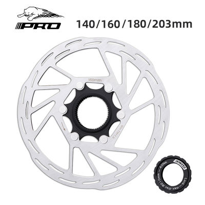 Mountain Bike Center ล็อคดิสก์เบรกโรเตอร์203มม.180มม.160มม.140มม. Road Bike Cooling Disc เบรคโรเตอร์ล็อคแหวน IIIPRO