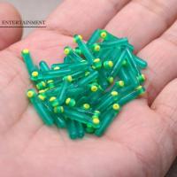 50PCS Block Rotation Drift Fishing Floats Accessory Strong Silicoen Bobber Seat Anti-winding Carp Fishing Bean Holder Tackle Accessories