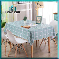 Home Fur ผ้าปูโต๊ะ กันน้ำและกันเปื้อน ทำความสะอาดง่าย วัสดุ PEVA มี 3 ขนาด