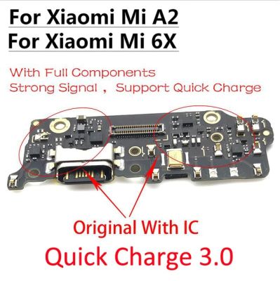 【❉HOT SALE❉】 anlei3 แท่นชาร์จบอร์ดเชื่อมต่อ Usb ใหม่เฟล็กซ์ริบบอนสายเคเบิลสำหรับ Xiaomi A1 Mi A2 5 Mi5 Mi6 Mi 6 5S Plus Note 2 5x 6x A2 Lite