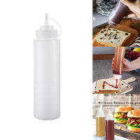 10pcs Sauce Vinegar Oil Ketchup Gravy Cruet Kitchen Accessories Gravy Boat Plastic Condiment Dispenser 8oz Squeeze Bottle