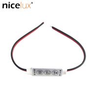 ☼✾ New Dimmer LED Strip Light Controller DC 12V 24V Mini Dimmer LED Single Color Controller for 5050 3528 5730 LED Strip Lights