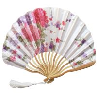 【cw】 Chinese Classic Folding Hand Held Paper Wedding Fans 1pc