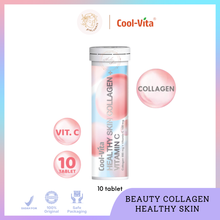 BPOM READY Coolvita Beauty Collagen Healthy Skin Rasa Peach Kolagen