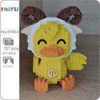 Moyu 97051 Zodiac Aries Duck Animal Constellation Pet Doll Model DIY Mini Diamond Blocks Bricks Building Toy for Children no Box