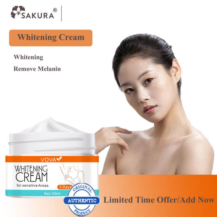 Sakura VOVA Whitening Cream for Sensitive Areas Private Part Removing