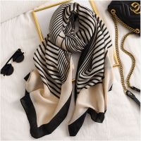 Stripe Printed Cotton Shawl Comfy WideShawl Muslim Fashion Headwrap Women Instant Hijabs ViscoseFashion Hijab Scarves