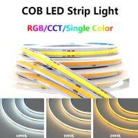 1M-10M COB LED Linear Strip Lights RA90 320/608/640leds High Density Flexible FOB COB Dimmable Light DC24V White/RGB/CCT Color