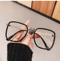 Retro Anti Blue Ray Myopia Glasses 2021 Women Oversized Square Glasses Men Blue Light Blocking Fashion Optical Eyewear 0 to -6.0