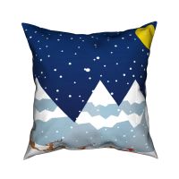 Christmas Pillow Cases Cushion Cover 50x50 Covers Decorative Sofa 45*45 Velvet Home Textile