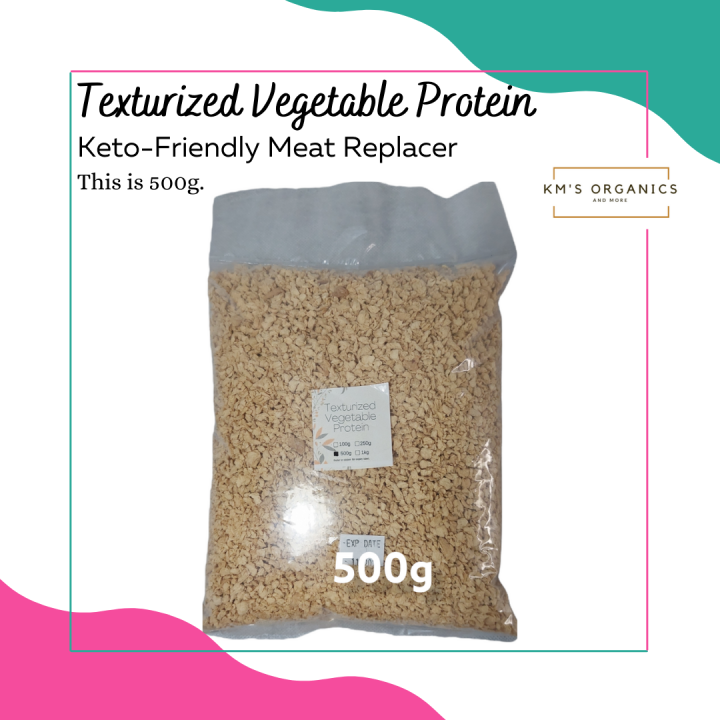Texturized Vegetable Protein TVP Granules Meat Replacer 500g Lazada PH