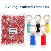 RV5.5-10 500pcs Ring Insulated Cold Press cable Terminal Connectors Circular Electrical Wire Joint Crimp Terminals AWG 12-10 Electrical Circuitry  Par