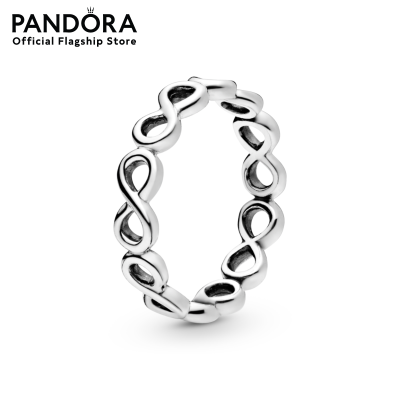 Infinity silver ring