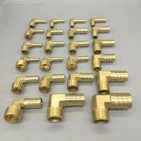 ✳ Brass Hose Barb Fitting Elbow 6mm 8mm 10mm 12mm 16mm To 1/4 1/8 1/2 3/8 BSP Male Thread Barbed Coupling Connector Joint Adapter