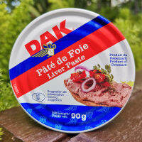 Dak ซอสตับฝรั่งเศสกระป๋องนำเข้าจากเดนมาร์ก Dak Pate De Foie Liver Paste90