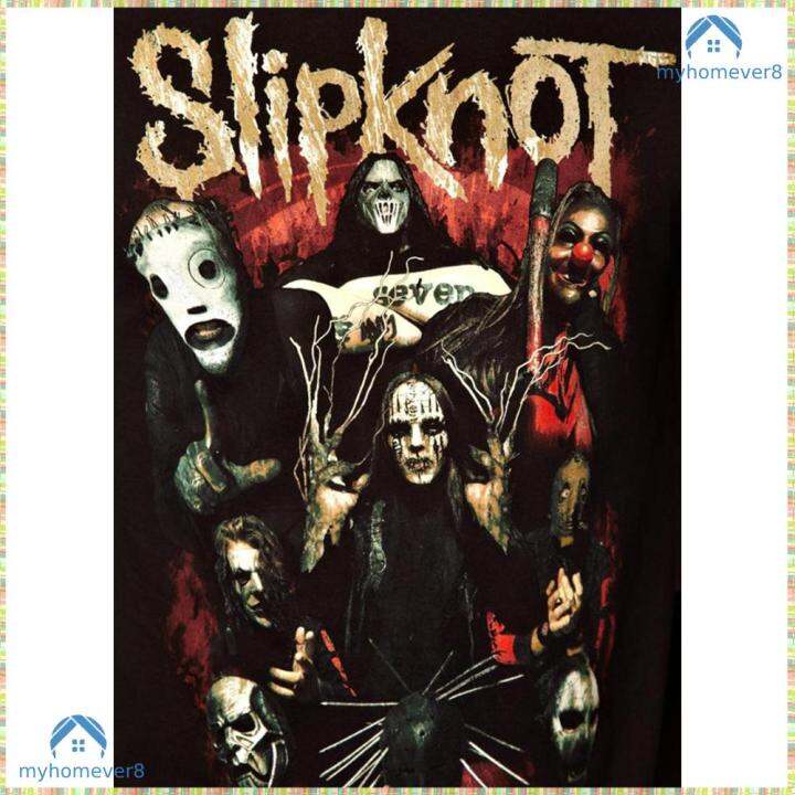 ภาพวาดตกแต่งโปสเตอร์วง-slipknot-ศิลปะบนผนังรูปภาพงานฝีมือตกแต่งบ้าน