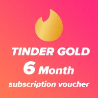 Tinder : Gold 6 month subscription