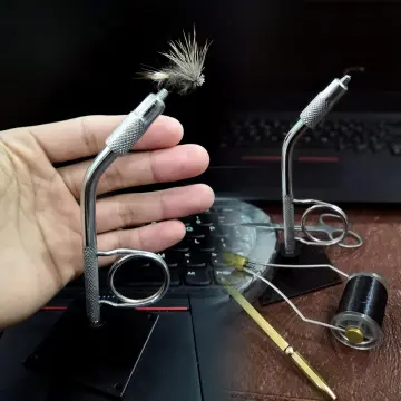 Rotary Fly Tying Fly Tying Tool with 360° Rotation and Multiple Adjustments  for Teasers and Jigs Fly Fishing Hook Tying Tools