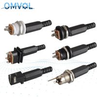 1set 5.5X2.1mm DC Power Female Plug Jack + Male Plug Jack Socket Adapter Connector  Wires Leads Adapters