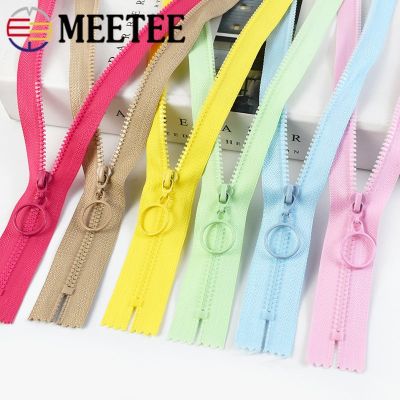 10/20Pcs Meetee 3# Resin Zippers 25cm Closed-end Zip for Bags Wallet Purse Garment Zipper Repair Kit DIY Sewing Zips Accessories Door Hardware Locks F