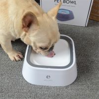 ▣ Pet Drinking Bowl Floating Water Bowls Not Wet Mouth Splash Water Cats Dogs Drinker Bowl Not Sprinkler Portable Water Dispenser