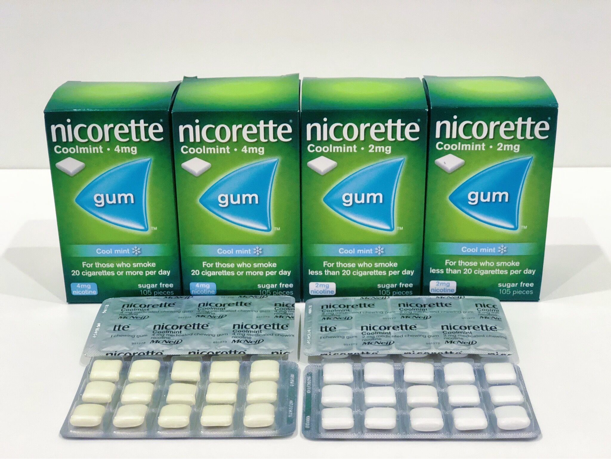 อมยิ้มและลูกอม (เจ้าเก่า พร้อมส่ง) Nicorette Gum Coolmint - ช้อปปิ้ง ...