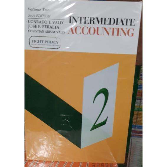 BOOKS Intermediate Accounting 2 By Valix 2021 Ed | Lazada PH