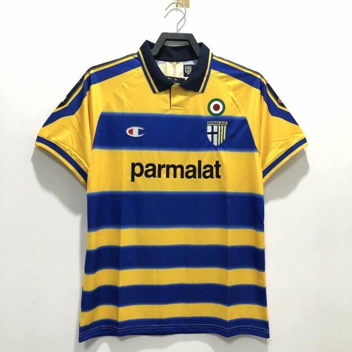 เสื้อยืด-ลายทีมชาติฟุตบอล-gao-pin-1999-2000-season-retro-parma-ชุดเหย้า