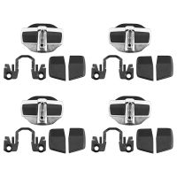 4Pcs Car Door Stabilizer Door Lock Protector Latches Cover Replacement Parts Accessories for Subaru All Series BRZ XV Forester Legacy Outback WRX