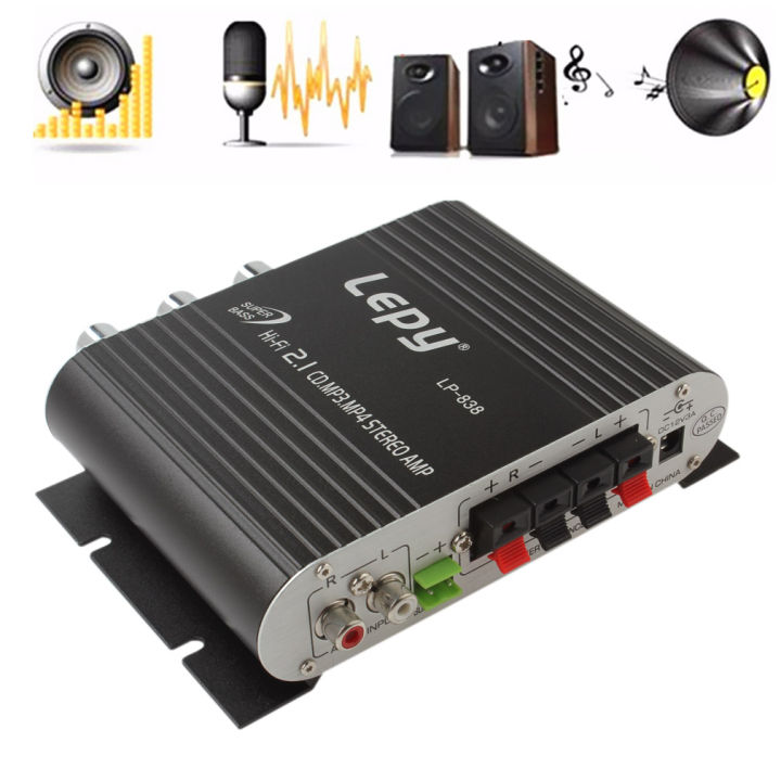 lepy-lp-838-car-amplifier-12v-mini-hi-fi-2-1-amplifier-booster-radio-cd-mp3-mp4-stereo-amp-bass-speaker-player-for-car-home