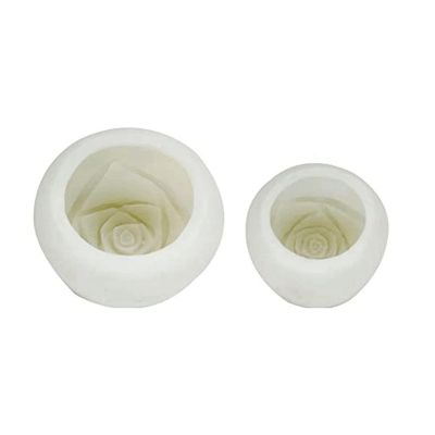 2 Pcs Bloom Flower Shape Silicone Mold, Chocolate Cake Soap Candy Pastry Candle Dessert Mousse Silicone Mold