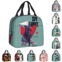 ♟❏ Custom Spy X Family Lunch Bag Women Thermal Cooler Insulated Lunch Boxes for Children School Fruit Fresh Storage Bag