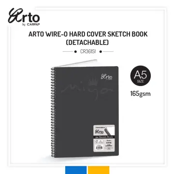 Big Format] Arto A3/A4 Hard Cover Sketch Book 1PCS - 120pages