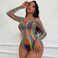 ┅✒❀ yeicnw8784 Fishnet Backless Color Hot Bodysuit Mesh Leotard Top Babydoll L5