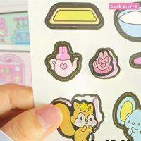 BASILBLA งานทำมือ ของเล่นหนังสือเงียบสำหรับเด็ก Cinnamoroll เมโลดี้ Kuromi Busy Book Kawali ไม่มีการตัด สาวๆ