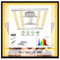 (NEW 2020) Mars Hydro FC 3000 Full Spectrum Samsung LM301B Osram Meanwell Driver Hydroponic Commercial Greenhouse Grow 3x3ft 300W จัดส่งรวดเร็วจาก KERRY ไฟสำหรับเต้นท์ปลูกต้นไม้ FC3000