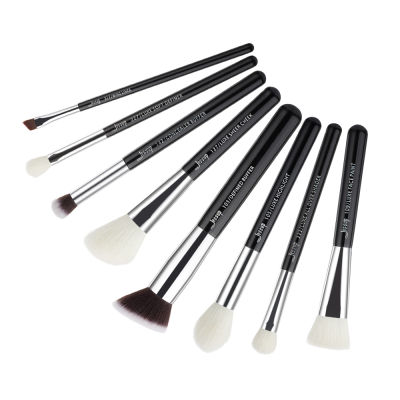 Jessup 8pcs Pro Makeup Brushes Set Beauty Tools Buffer Paint Cheek Highlight Shader line 5 Colors