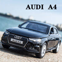 1:32 AUDI A4 Simulation Car Model Diecast Toy Car 6Doors-Opened Sounds&amp;Lights Hobbies For Collection Children‘s Birthday Gifts