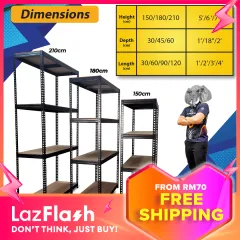 🔥 HYPERACK ™️ Stainless Steel Rack Kitchen Rack Storage Rack Shelf Rak  Dapur Rak Besi Microwave rack – Hyperack