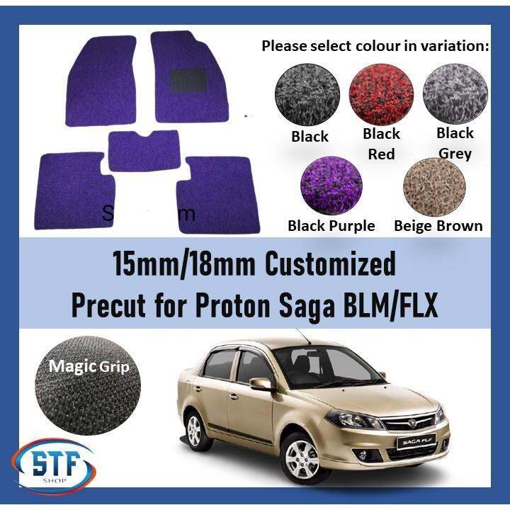 New Proton Saga BLM/ FLX OEM Precut PVC Carpet Karpet PVC Coilmat Magic